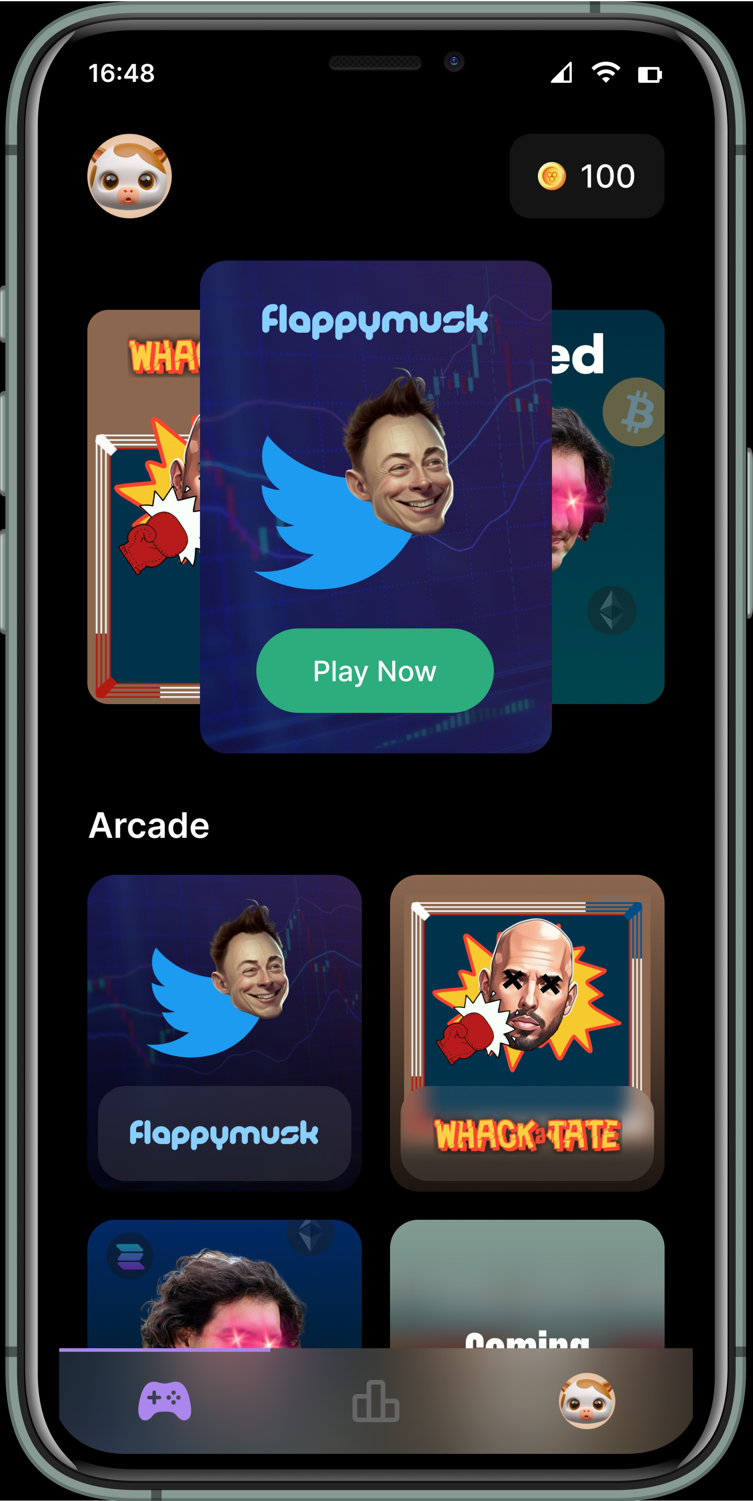 Screenshot of Fijit games